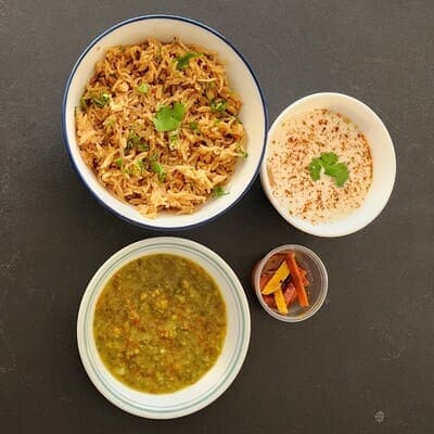 Palak and Pulao