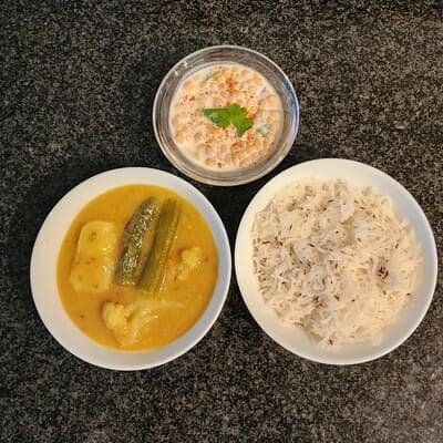 Sindhi Kadhi Rice